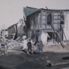 Retrato de mi padre con delantal blanco después del maremoto de 1960